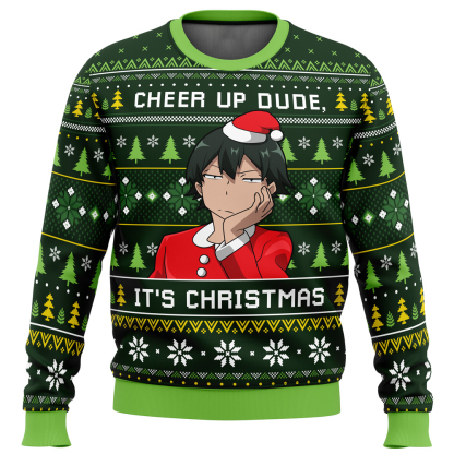cheer up dude my teen romantic comedy snafu ugly christmas sweater 1 Cheer Up Dude My Teen Romantic Comedy Snafu Ugly Christmas Sweater - Image 1