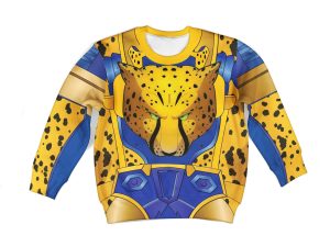 Cheetor Kid Costume Cosplay Hoodie Sweatshirt T-Shirt 2 - Image 1
