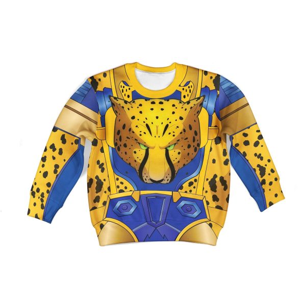 Cheetor Kid Costume Cosplay Hoodie Sweatshirt T-Shirt 2 - Image 1