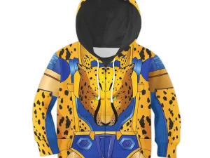 Cheetor Kid Costume Cosplay Hoodie Sweatshirt T-Shirt 4 - Image 1