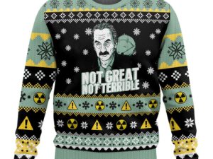 Chernobyl Not Great Not Terrible Ugly Christmas Sweater - Image 1