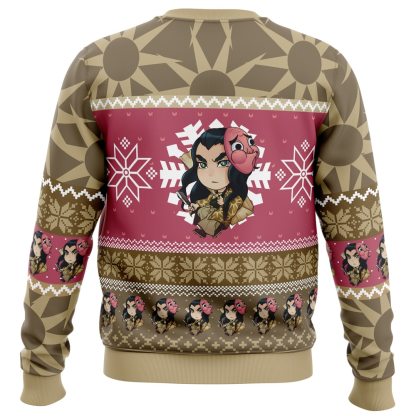 chibi christmas haganezuka hotaru slayer ugly christmas sweater 2 Chibi Christmas Haganezuka Hotaru Slayer Ugly Christmas Sweater - Image 2