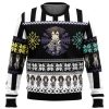 Chibi Christmas Obanai Iguro Slayer Ugly Christmas Sweater - Image 1