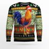 Chicken Cluck Ry Christmas Ugly Christmas Sweater - Image 1