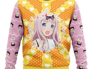 Chika Fujiwara Kaguya Sama Love Is War Ugly Christmas Sweater - Image 1