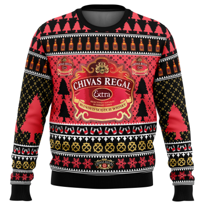 chivas regal ugly christmas sweater 1 Chivas Regal Ugly Christmas Sweater - Image 1