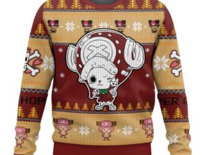 Chopper One Piece Ugly Christmas Sweater - Image 1