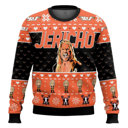 chris jericho ugly christmas sweater 1 Chris Jericho Ugly Christmas Sweater - Image 1