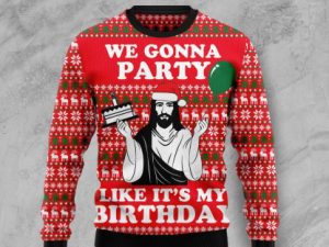 Christian Party Ugly Christmas Sweater Thankgiving Gift Men Women - Image 1