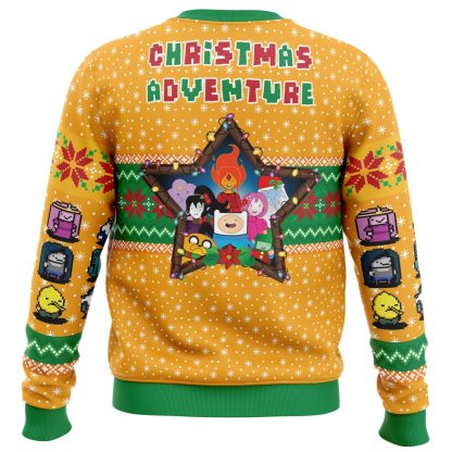 christmas adventure adventure time ugly christmas sweater 2 Christmas Adventure Adventure Time Ugly Christmas Sweater - Image 2