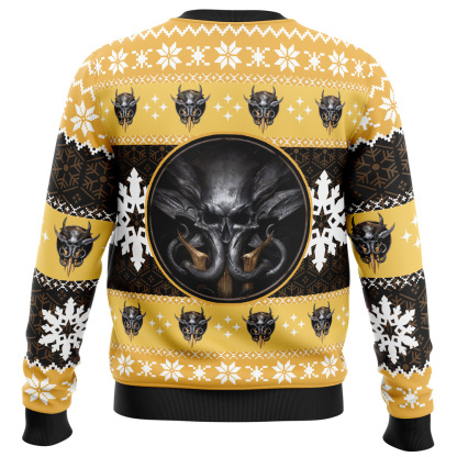 christmas baldurs gate 3 ugly christmas sweater 2 Christmas Baldurs Gate 3 Ugly Christmas Sweater - Image 2
