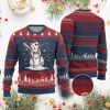 Christmas Baseball Player Ugly Christmas Sweater Baseball Snowman Balls - Image 1
