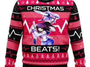 Christmas Beats Angle Beats Ugly Christmas Sweater - Image 1