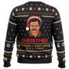 Christmas Because I Dont Care Parks And Recreation Ugly Christmas Sweater - Image 2