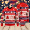 Christmas Canada Maple Leaf Ugly Christmas Sweater - Image 2