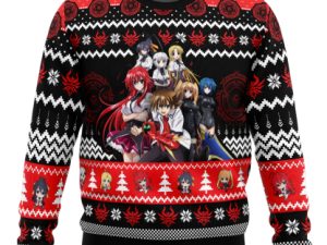 Christmas Characters High School Dxd Ugly Christmas Sweater - Image 1