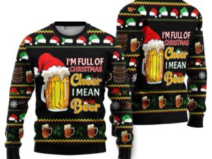 Christmas Cheer Beer Ugly Christmas Sweater - Image 1