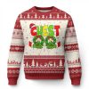 Christmas Couples Ugly Christmas Sweater Family Funny Chest Skeleton - Image 1