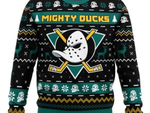 Christmas Ducks The Mighty Ducks Ugly Christmas Sweater - Image 1