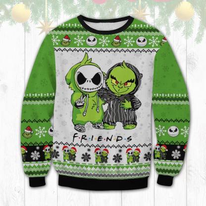 christmas friends ugly christmas sweater 1 Christmas Friends Ugly Christmas Sweater - Image 1
