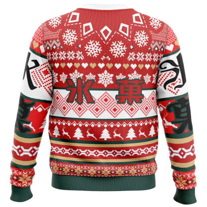 christmas gift couple hyouka ugly christmas sweater 2 Christmas Gift Couple Hyouka Ugly Christmas Sweater - Image 2