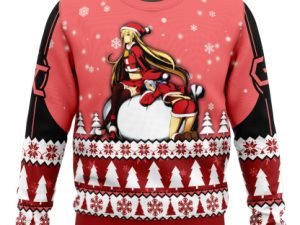 Christmas Girls Guilty Crown Ugly Christmas Sweaters - Image 1