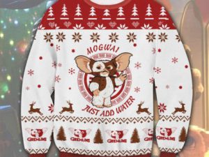 Christmas Gremlins Mogwai Just Add Water Ugly Christmas Sweater - Image 1