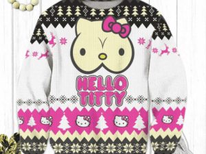 Christmas Hello Kitty Sweater Hello Kitty Ugly Christmas Sweater Hello Kitty Xmas Sweater - Image 1