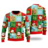 Christmas Holiday Pattern Ugly Christmas Sweater - Image 1