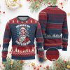 Christmas In The Front Party In The Back Usa Patriotic Santa Ugly Christmas Sweater - Image 1