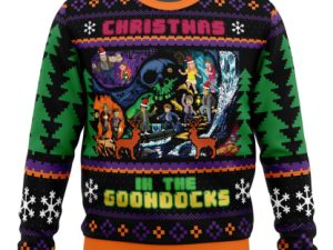 Christmas In The Goondocks Goonies Ugly Christmas Sweater - Image 1