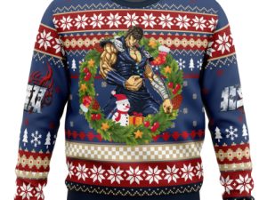 Christmas Kenshiro Fist Of The North Star Ugly Christmas Sweater - Image 1