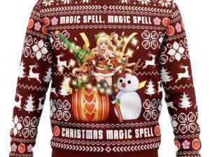 Christmas Magic Spell Charlotte Ugly Christmas Sweater - Image 1