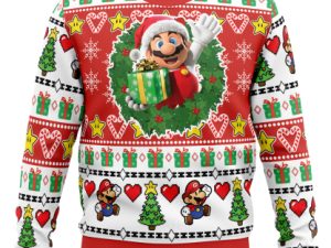 Christmas Mario Mario Bros Ugly Christmas Sweater - Image 1