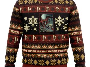 Christmas Pathfinder Board Games Ugly Christmas Sweater - Image 1