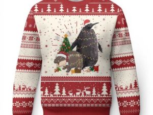 Christmas Pesto And Friendship Ugly Christmas Sweater - Image 1