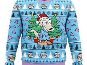 Christmas Rocko Rockos Modern Life Ugly Christmas Sweater - Image 1