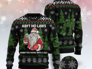 Christmas Santa Ugly Xmas Sweater Santa Claus Christmas Sweater - Image 1