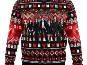 Christmas Staff Psycho Pass Ugly Christmas Sweater - Image 1