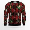 Christmas Symbols Ugly Christmas Sweater - Image 1