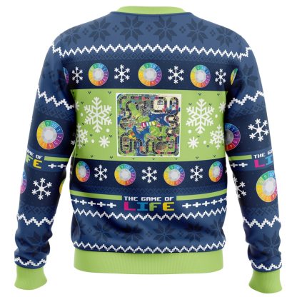 christmas the game of life board games ugly christmas sweater 2 Christmas The Game Of Life Board Games Ugly Christmas Sweater - Image 2