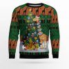 Christmas Tree Giraffe Ugly Christmas Sweater - Image 1