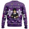 Christmas Wednesday Adams Family Ugly Christmas Sweater - Image 2