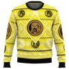 Christmas Yellow Ranger Power Rangers Ugly Christmas Sweater - Image 1