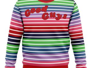 Chuckie Doll Good Guys Ugly Christmas Sweater - Image 1