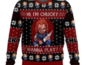 Chucky Ugly Christmas Sweater - Image 1
