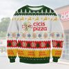 Cicis Pizza Ugly Christmas Sweater - Image 1