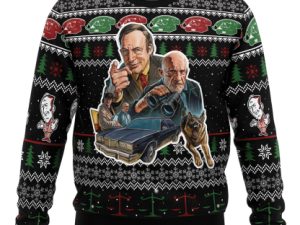 Classic Better Call Saul Ugly Christmas Sweater - Image 1