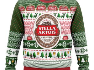 Classic European Lager Ugly Christmas Sweater - Image 1