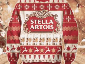 Classic European Lager Ugly Christmas Sweater Xmas Gift - Image 1